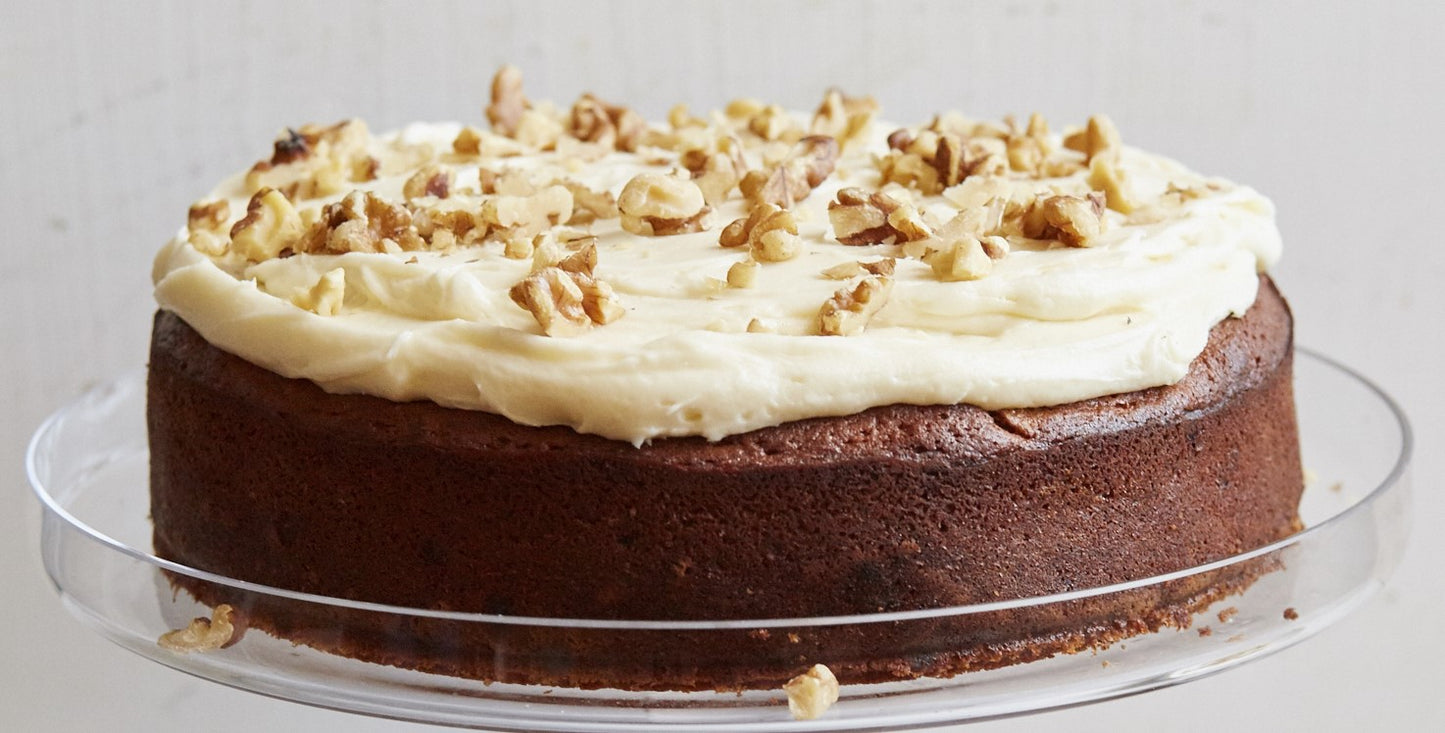 Maple Fudge Walnut Cake
