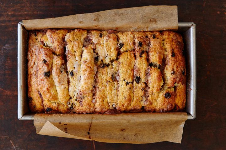 Raspberry Dark Chocolate Marzipan Scone Loaf