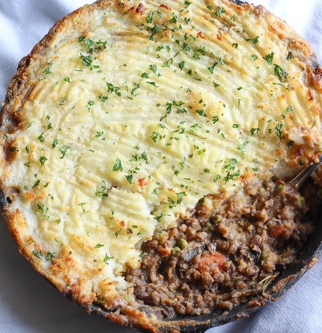 French Lentil Shepherd's Pie