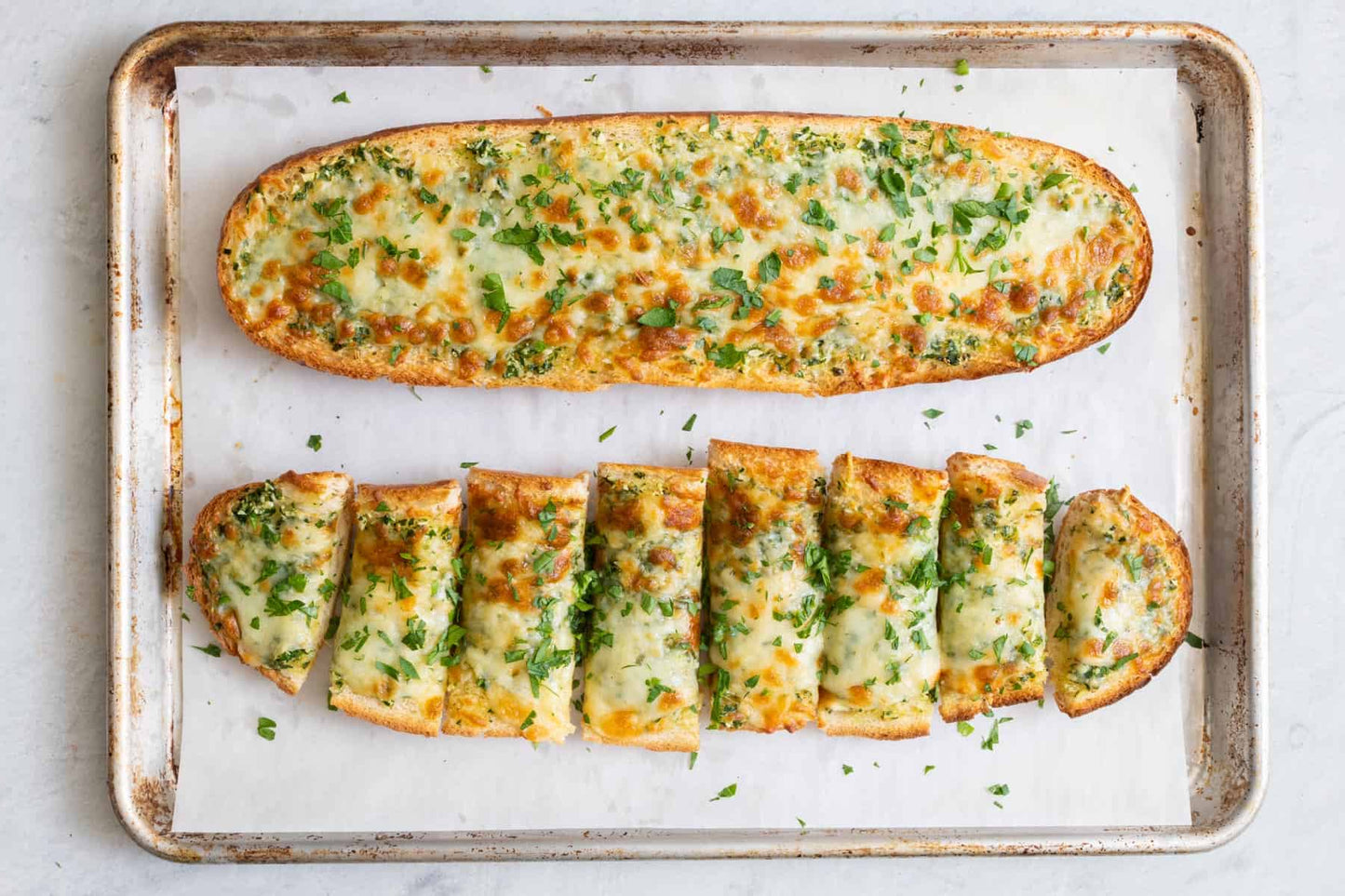 Garlic Cheese Bread - Ready for the Oven