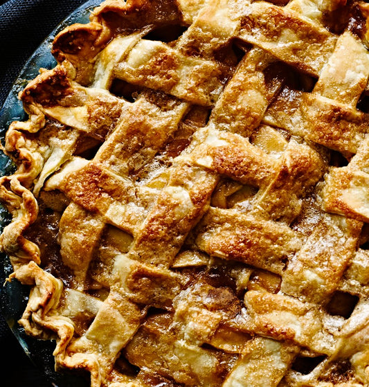 Old-Fashioned Lattice Top Treacle Pie